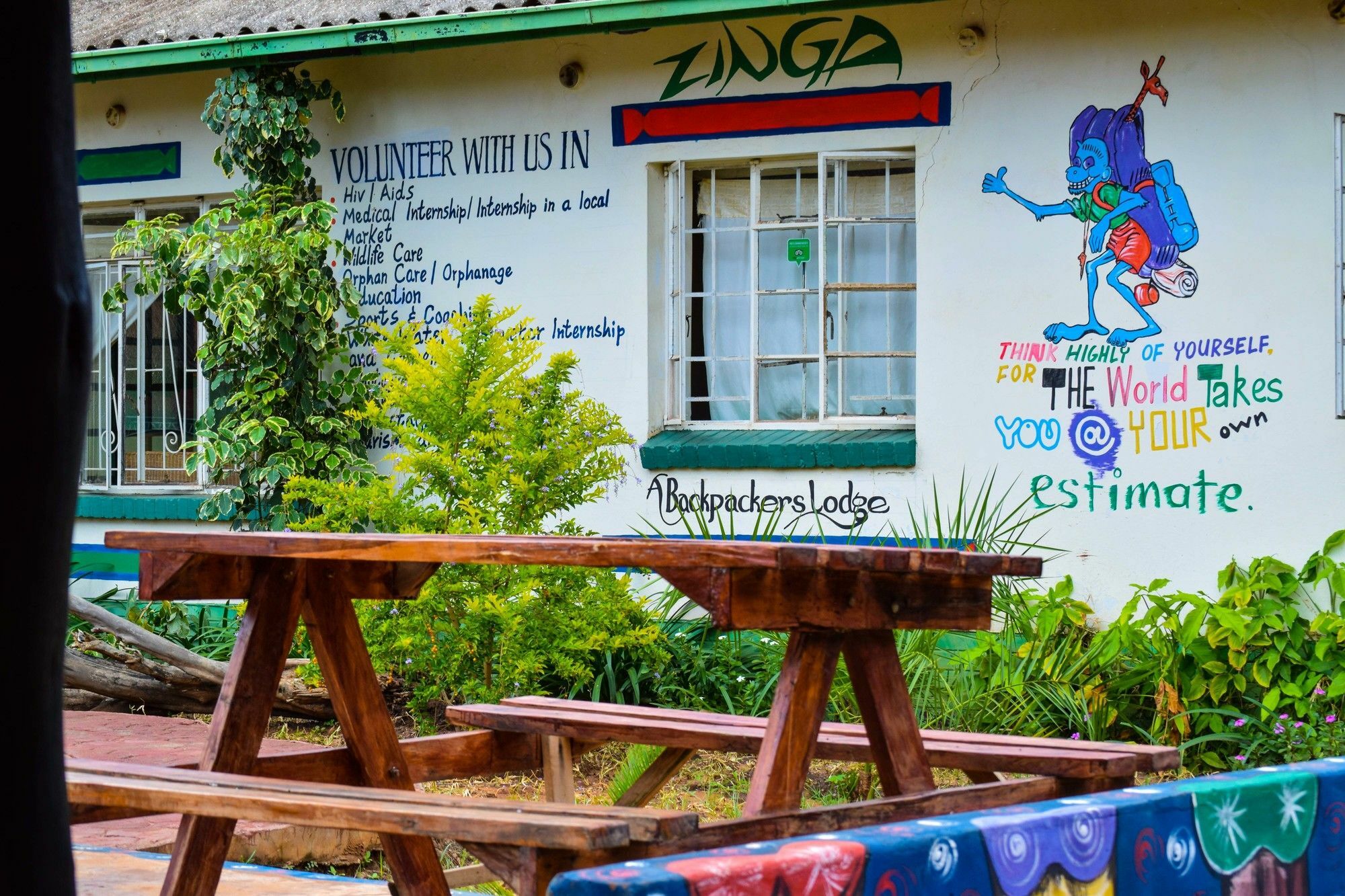 Zinga Backpackers Hotel Livingstone Exterior foto